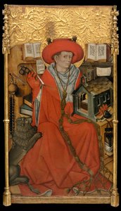 Sint Hiëronymus in zijn Studie door Jaume Ferrer